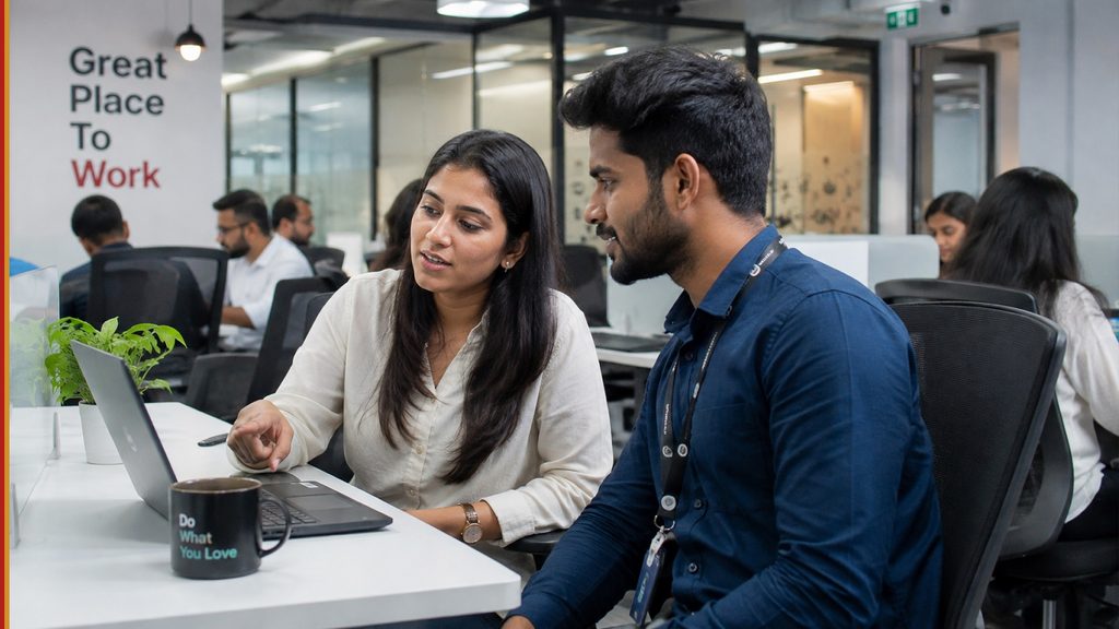 Employee commitment builds through consistent support and recognition over time. 